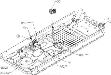 Electrical Diagram and Parts List for RZT-S54KH (17ARCBDA056)(2016) Cub Cadet Lawn Tractor